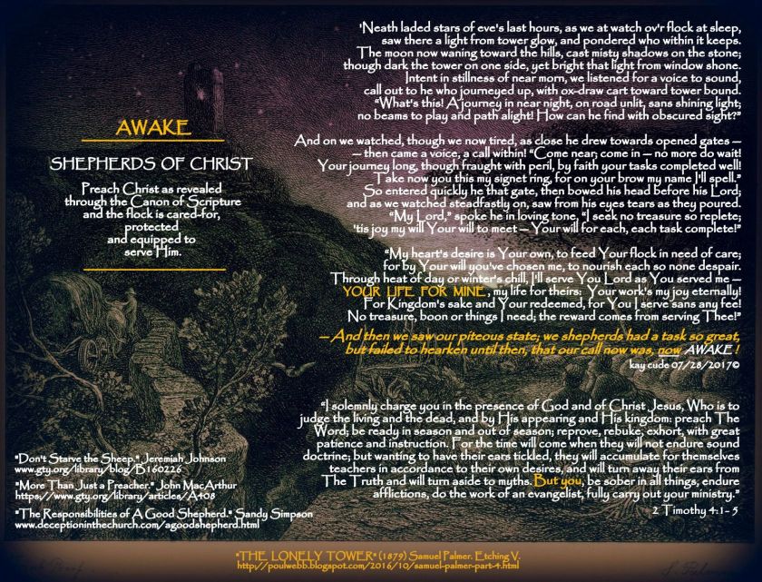 AWAKE, SHEPHERDS OF CHRIST