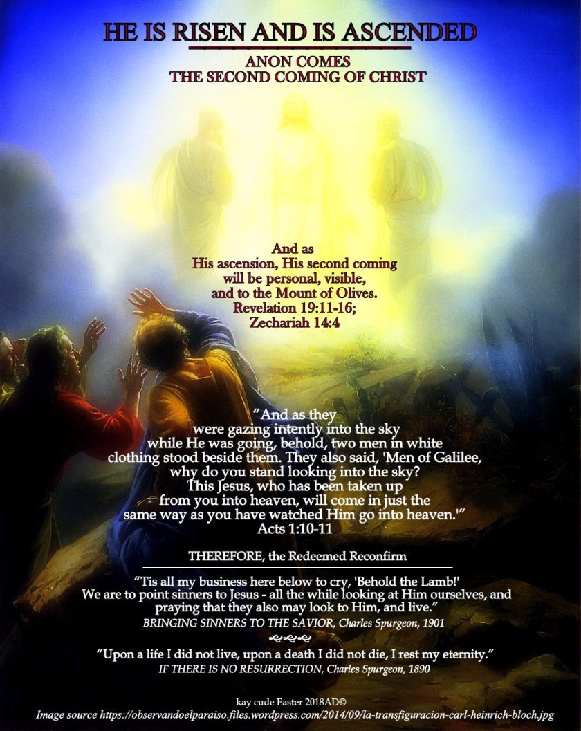 HE IS RISEN AND IS ASCENDED