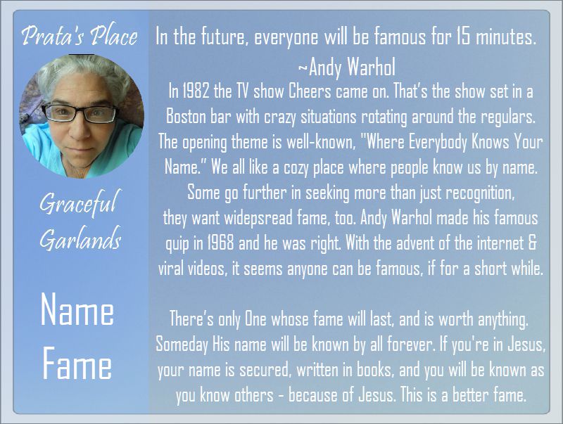 Prata Place Graceful Garlands 47 Name Fame