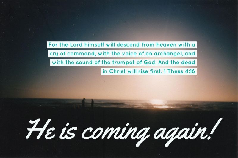 coming again verse