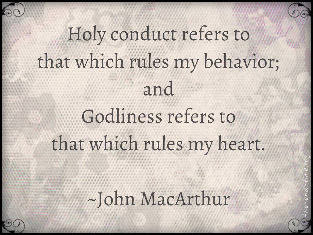 holiness godliness