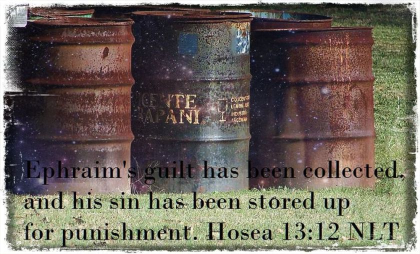 stored up sin verse