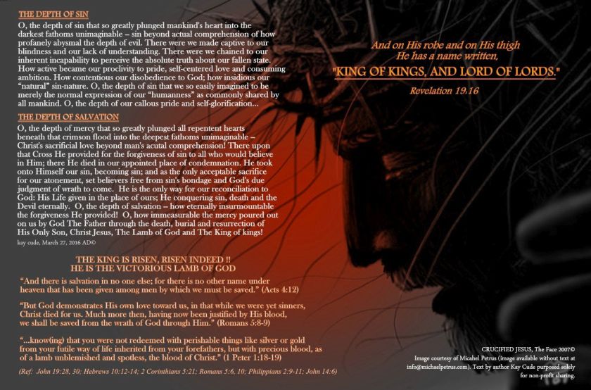 THE DEPTH OF SALVATION