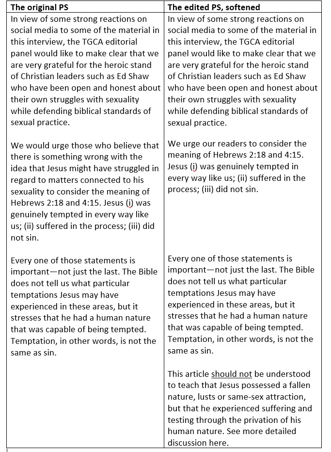 the original PS compared