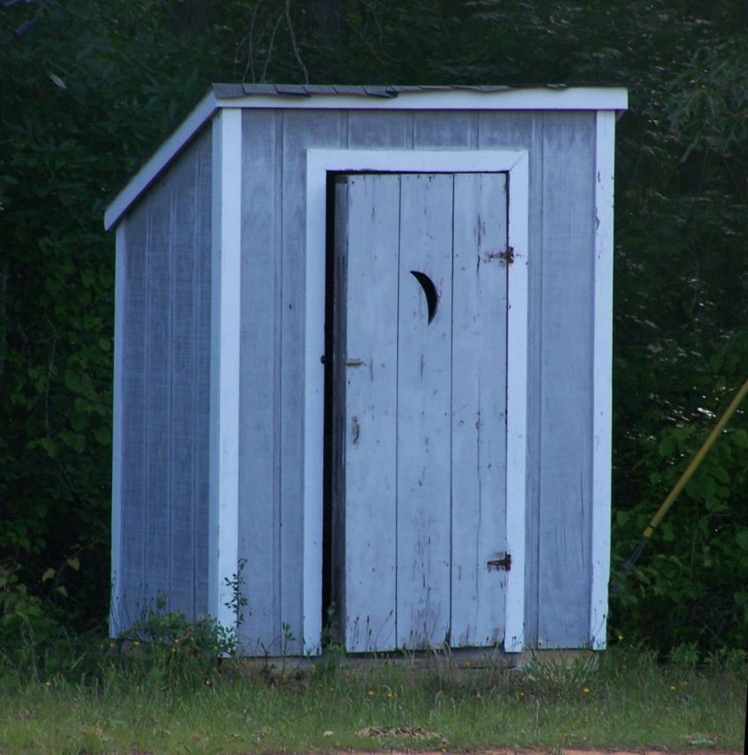 quiet life blog outhouse