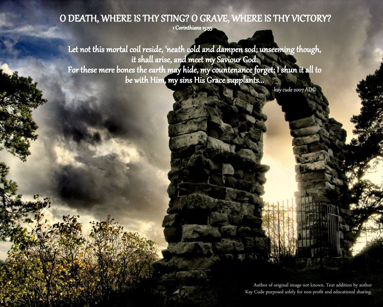 Death, Where is Thy Sting?