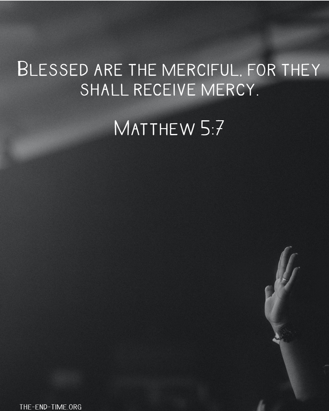 Pray for mercy for each other